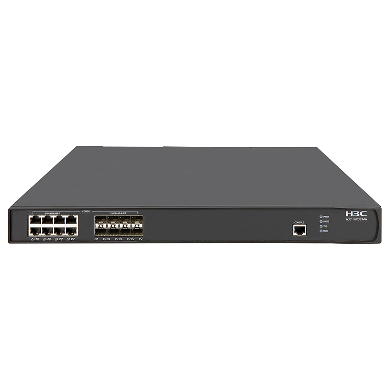 H3C WX3510H 8 *GE combo 企业级核心多业务无线控制器
